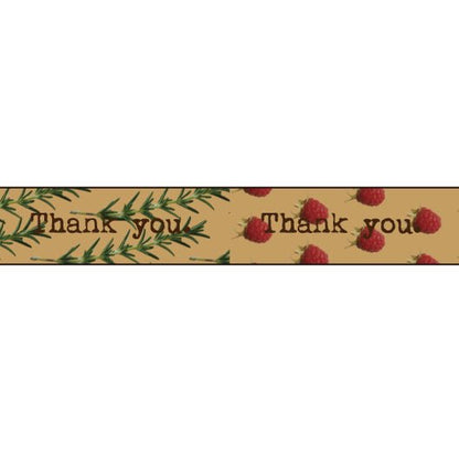 おくっ太シリーズ(10)Thank you 15mm幅 長さ9m 1本 マスキングテープ orata.net   