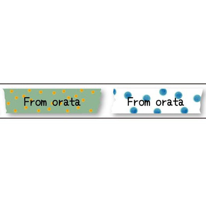 大人のおら太シリーズ(１)水彩マステ 15mm幅 長さ9m 1本 マスキングテープ orata.net   