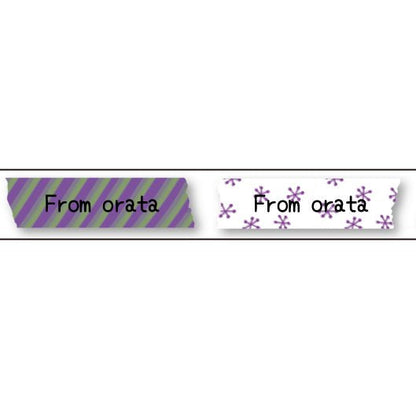 大人のおら太シリーズ(１)水彩マステ 15mm幅 長さ9m 1本 マスキングテープ orata.net   
