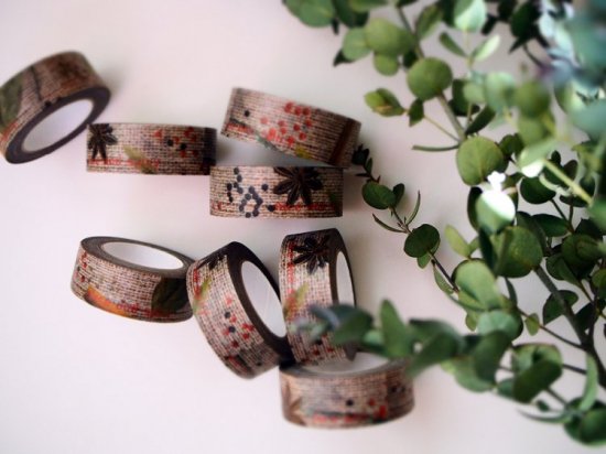 スパイスならべ太 15mm幅 長さ9m 1本 マスキングテープ orata.net   