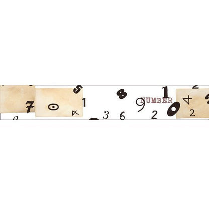 NUMBERならべ太 15mm幅 長さ9m 1本 マスキングテープ orata.net   